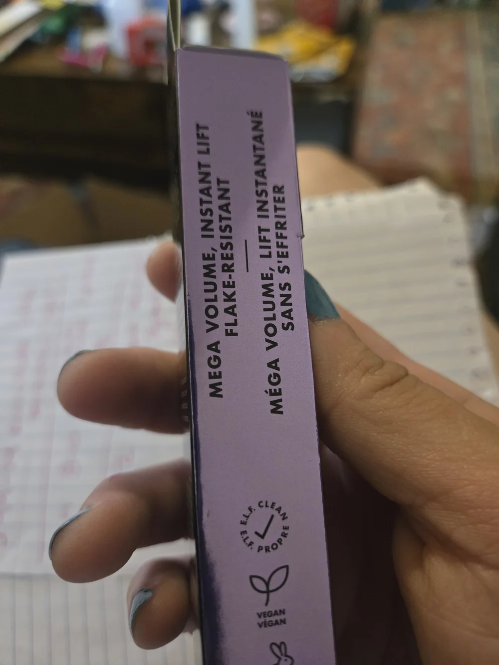 e.l.f. Big Mood Mascara - Purple Metallic Tube